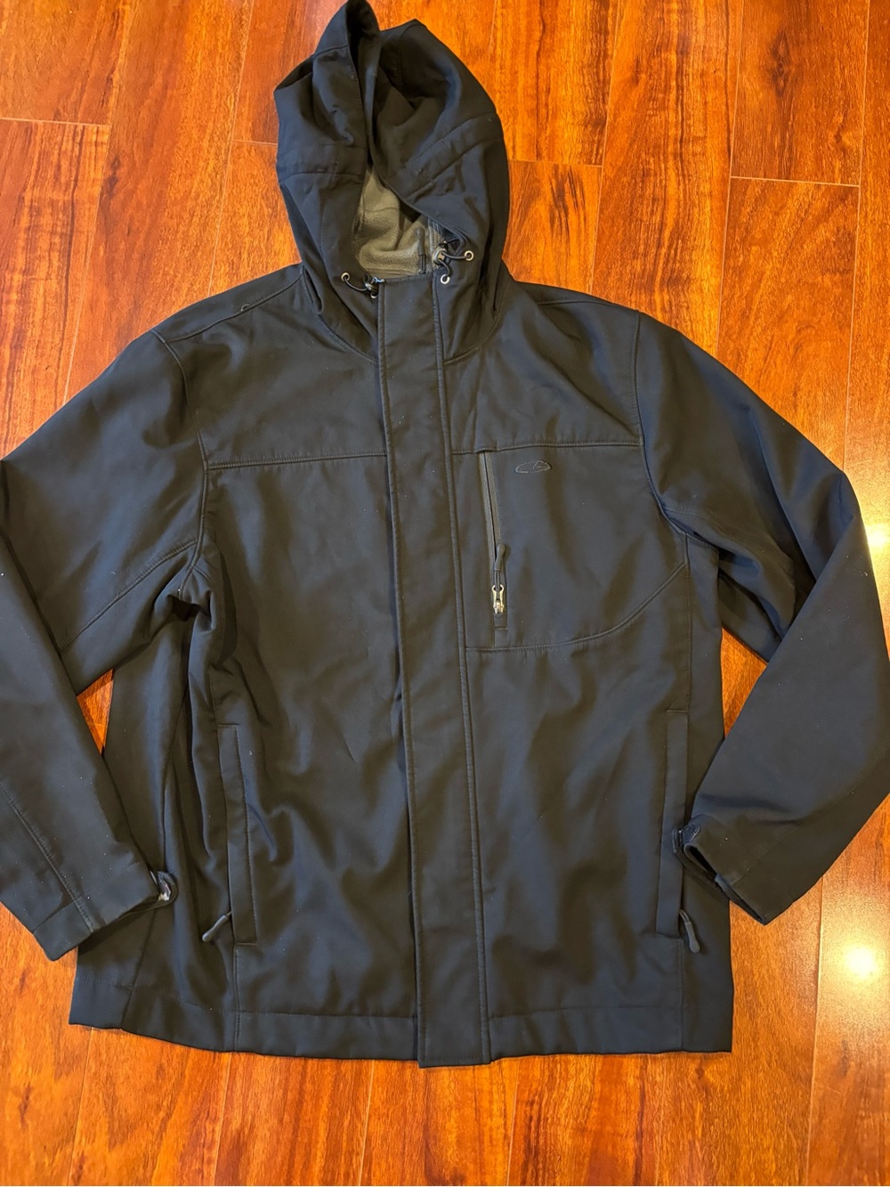 Champion Men's Black Hooded Performance Jacket